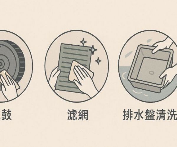 冷氣出現異味別慌：風鼓、濾網、排水盤清洗問題一次看懂